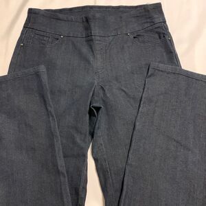 Denim & Co. Size 14 tall pull on elastic waist denim jeans